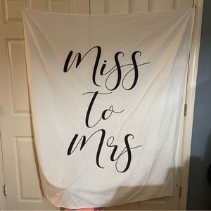 Miss to Mrs banner